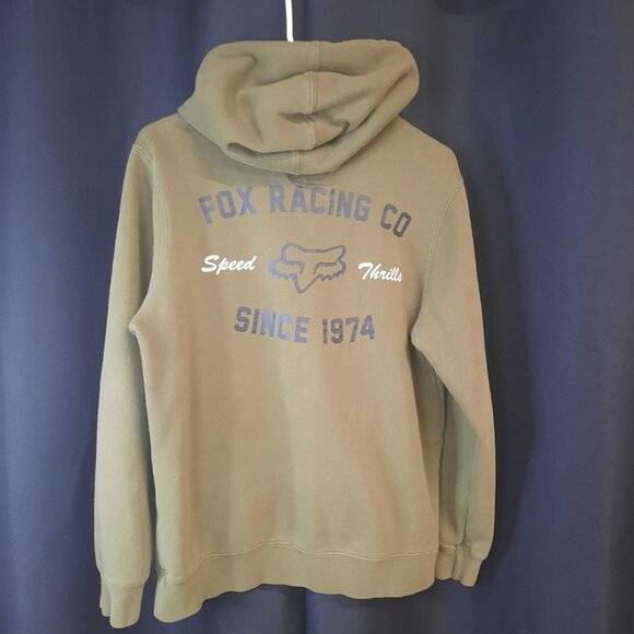Fox Racing Pullover Hoodie Men's Size Small Motocross Style Comfort Midweight - Picture 3 of 12